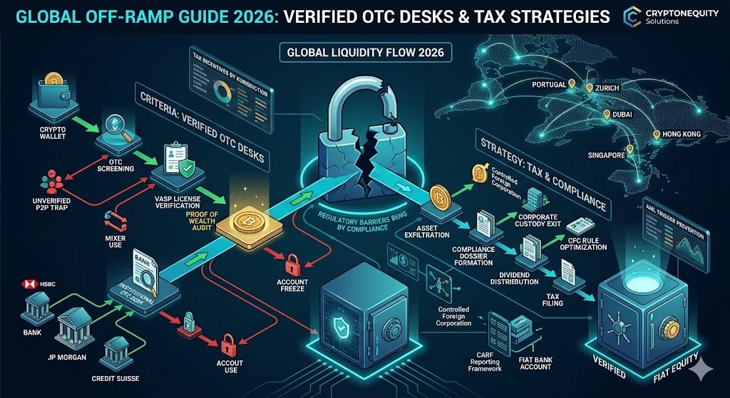 Global Off-Ramp Guide 2026: Verified OTC Desks & Liquidity Strategy