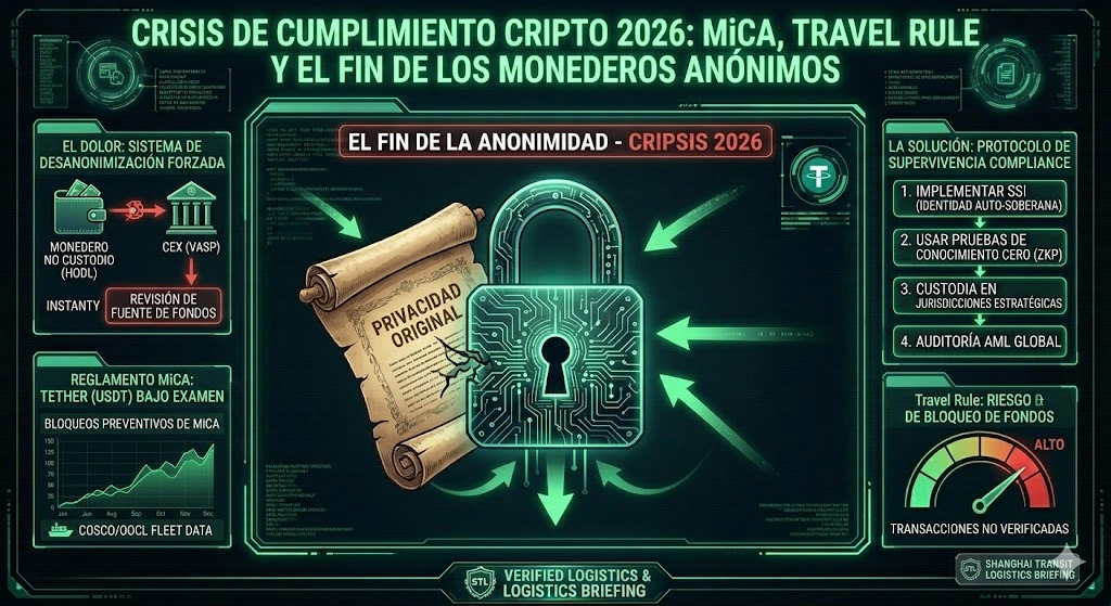 The 2026 Crypto Compliance Crisis: Navigating MiCA, Travel Rule, and the End of Anonymity