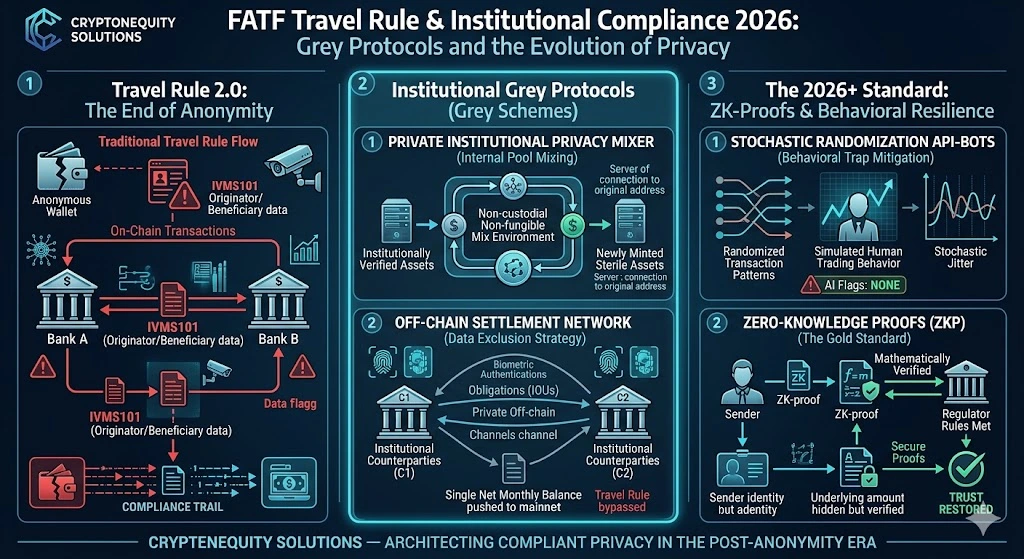 The Death of Anonymity: FATF Travel Rule & Institutional Compliance 2026