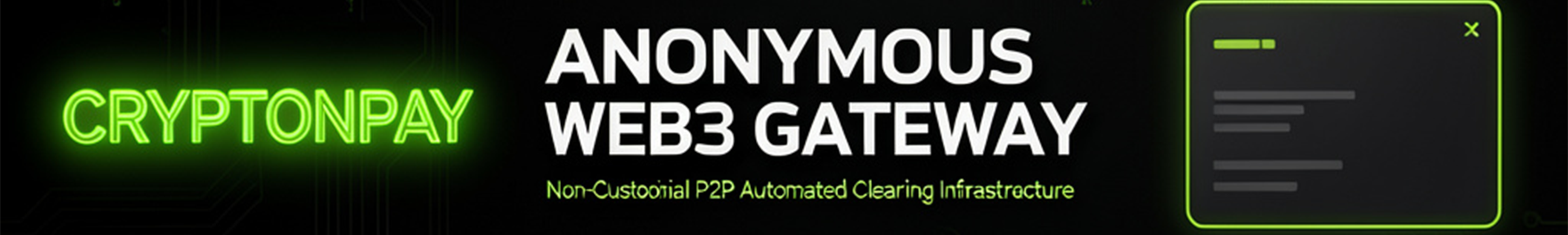 CryptonPay Anonymous Web3 Billing Matrix